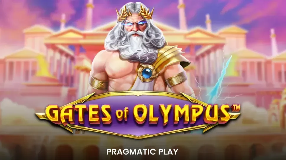 Gates of Olympus (Pragmatic Play) baner promocyjny, ilustracja do Top 5 automatow online Kaszinok24